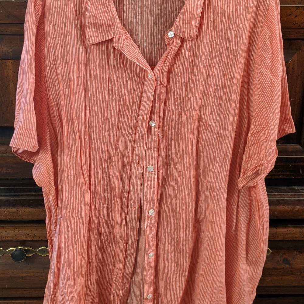 Dressy or casual button up shirt